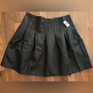 NWT Black pleated a-line skirt - tall size